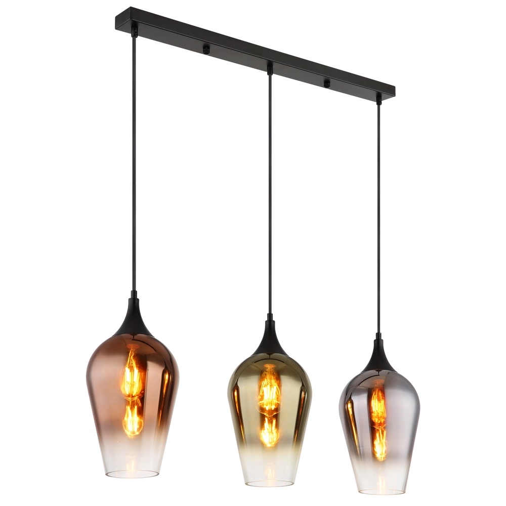 Lampe pendante à 3 lampes Lavus Plusieurs couleurs