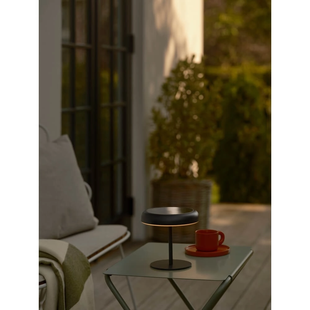 Lampe de table solaire Elmer Noir rechargeable Nordlux 5704924023507