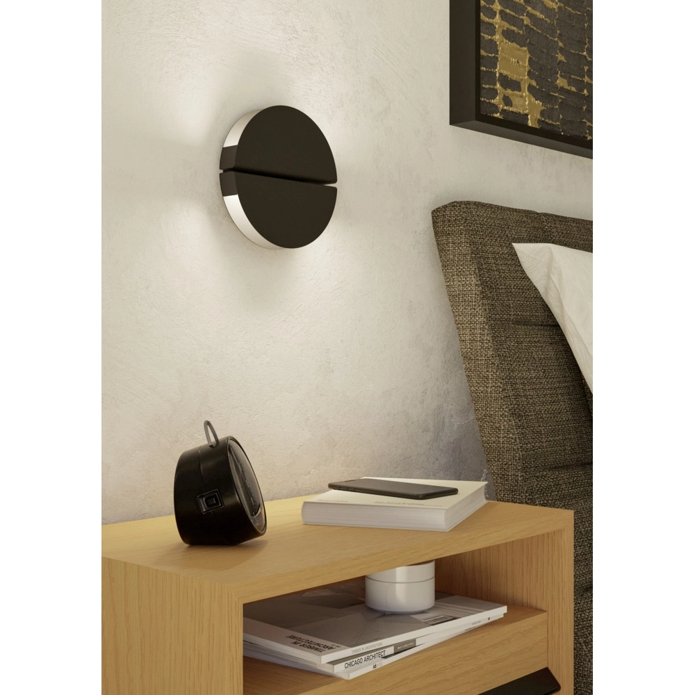 Applique murale design Pianosa noir Eglo 9008606356966