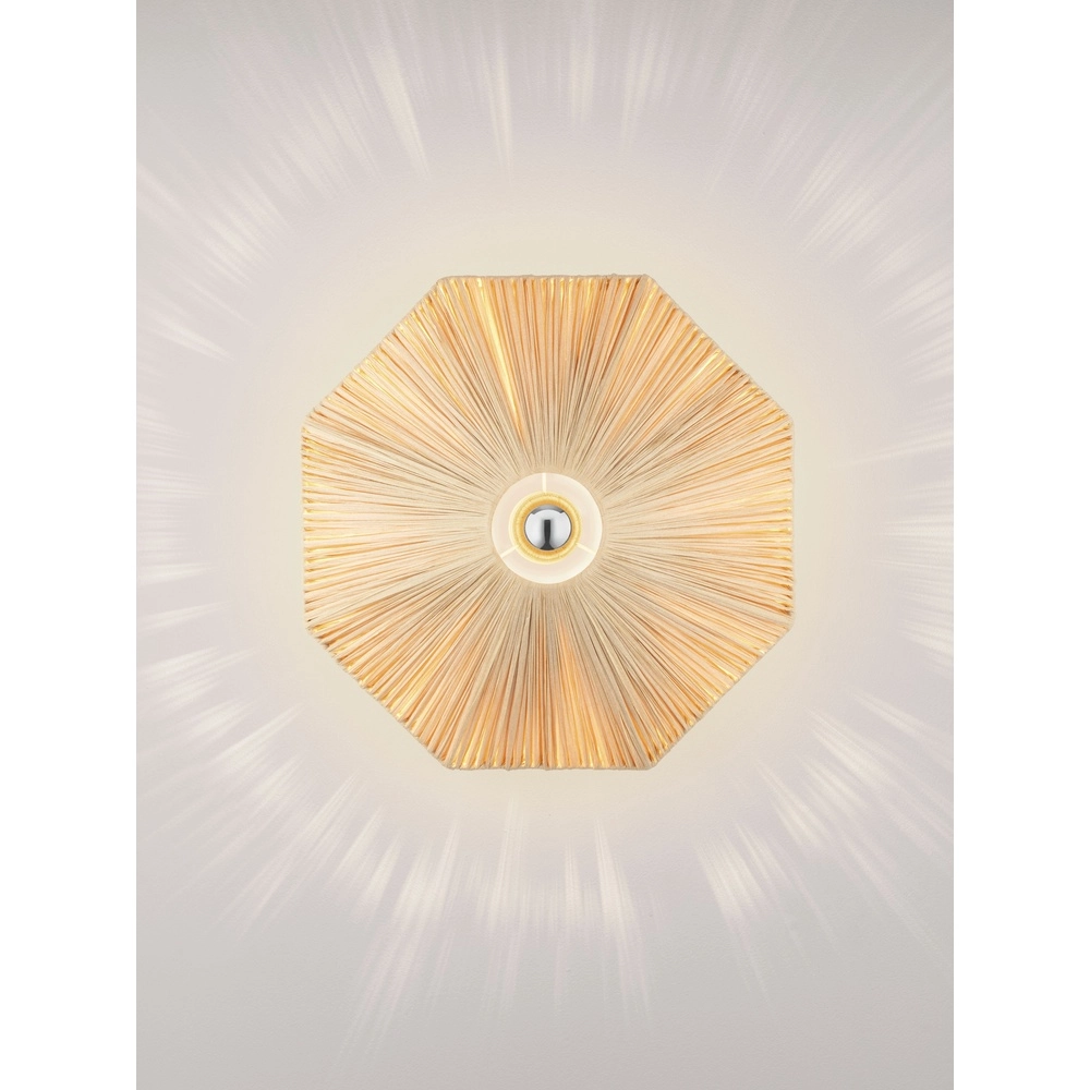 Lampe murale Japandi Elvio Ø 45cm Lyora 5212017493910