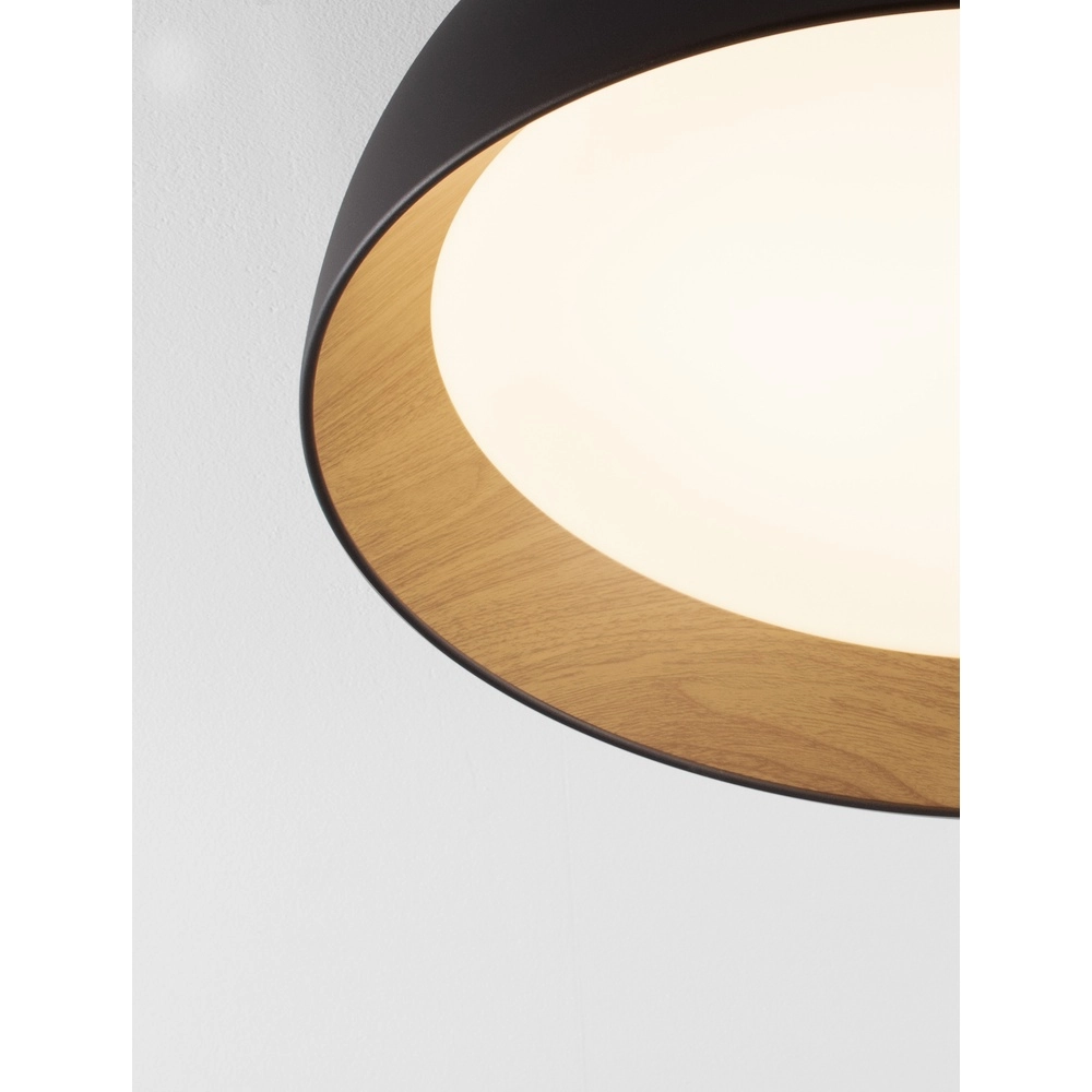 Plafonnier Sigi  Ø 60cm noir Lyora 5212017448668