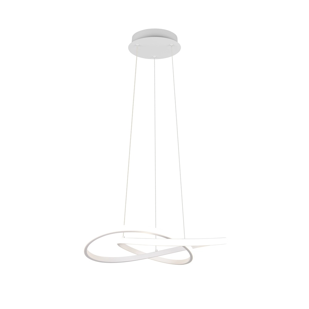 Lampe pendante de conception Mansa Blanc Trio 4017807682151