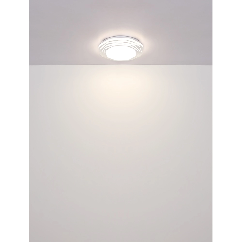Lampe de plafond à design Flordelis blanc Ø 38cm Globo 9007371507702