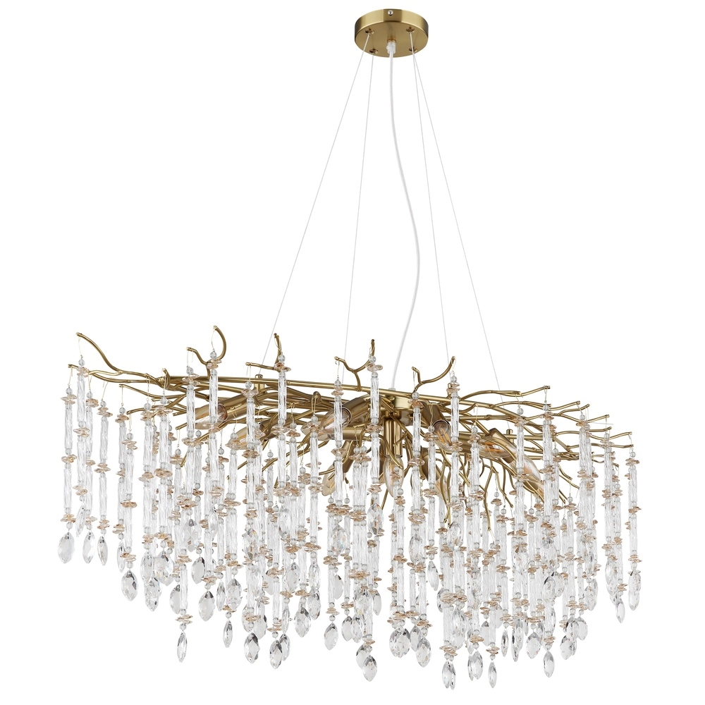 Lampe suspendue Gloria 120 cm d’or Globo 9007371566990