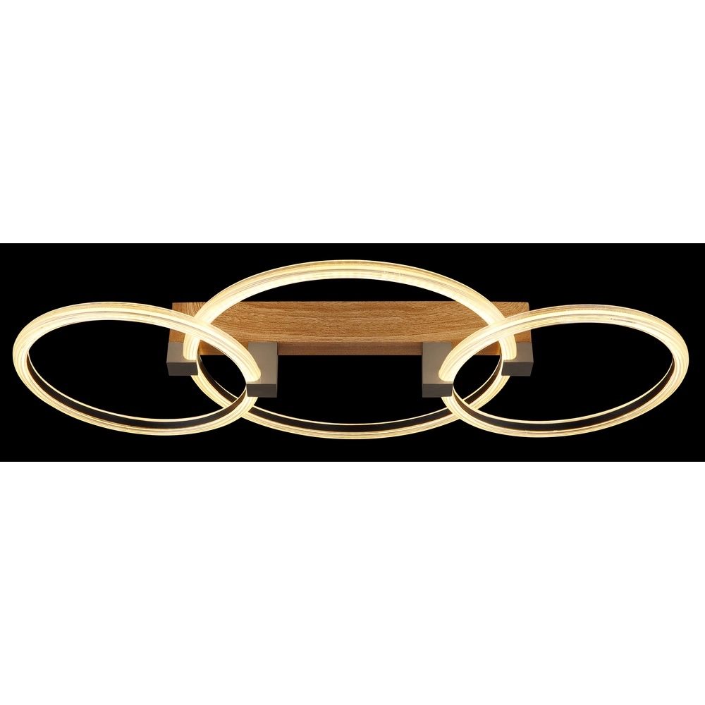 Lampe de plafond en bois Fletcher Conception Globo 9007371580293