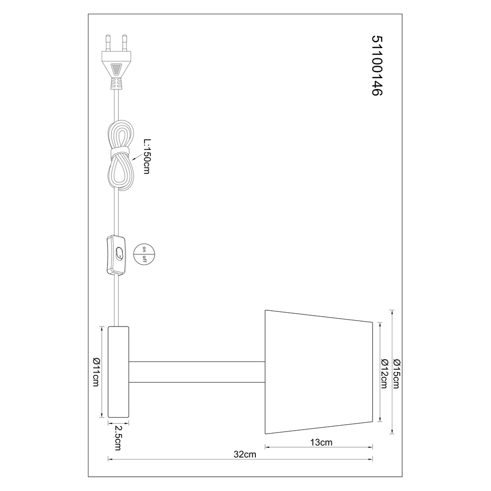 Lampe de table Joris bois Globo 9007371580521
