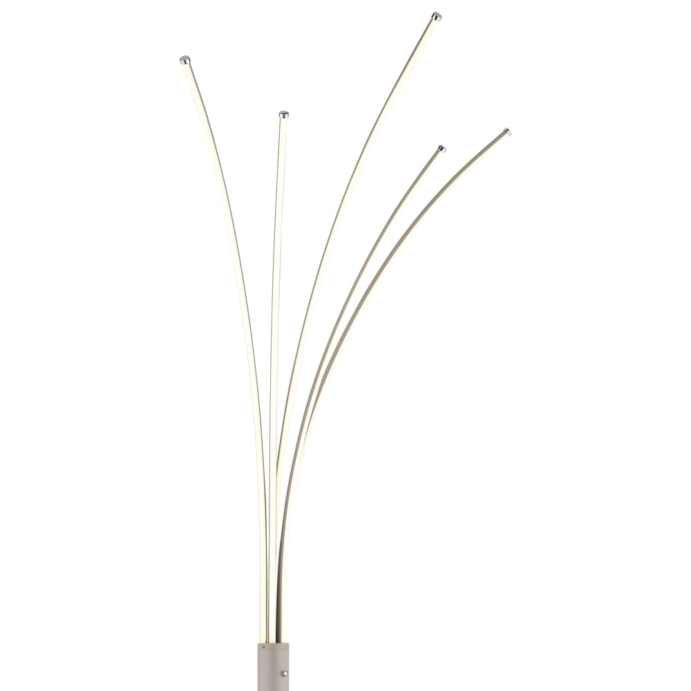 Lampadaire de conception Bizzy brun sable Globo 9007371578405