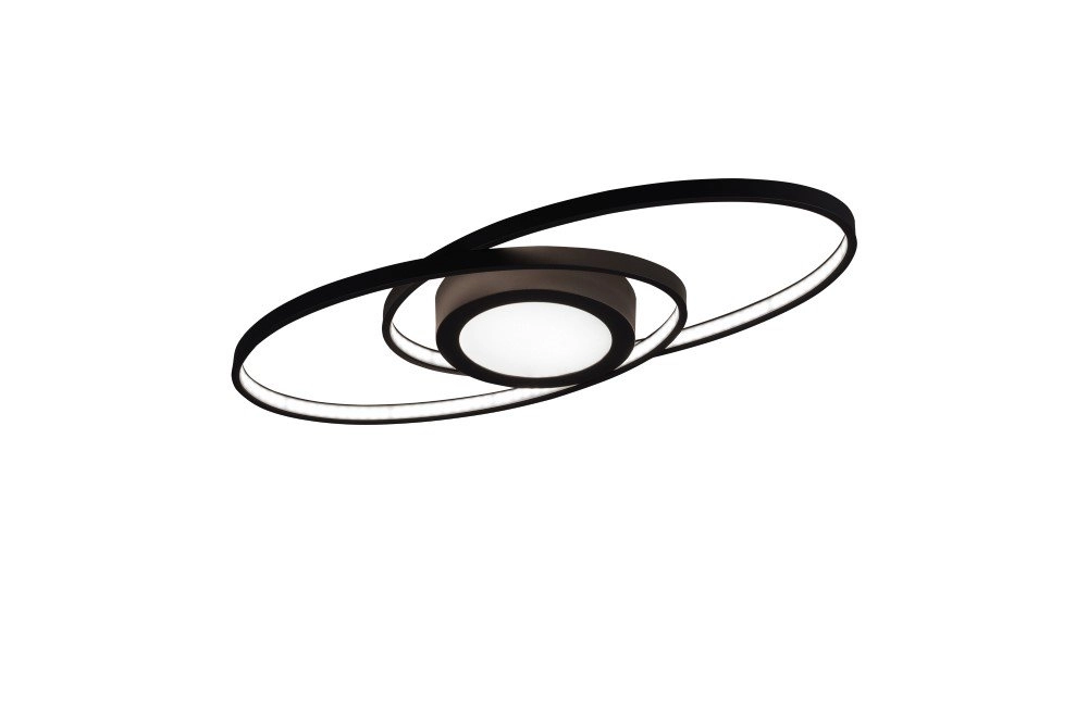 Plafonnier moderne Galaxy noir Trio 4017807446210