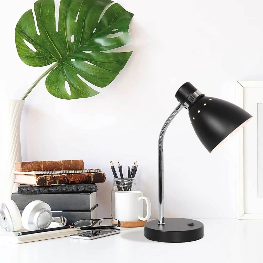 Lampe de bureau noire Spring Steinhauer 8712746161410