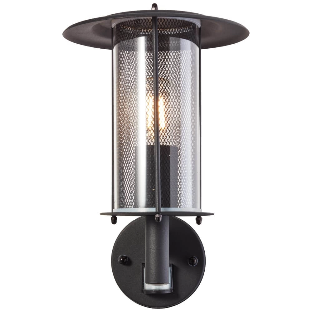 Lampe d'extérieur noire Detroit avec capteur Brilliant 4004353403224
