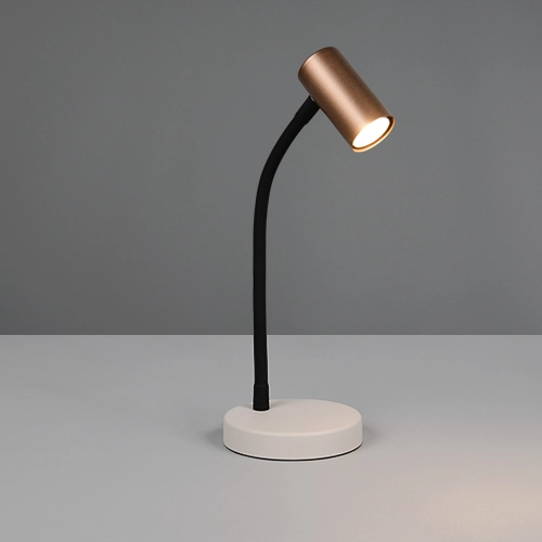 Lampe de table Taryn Motif moka marron Trio 4017807685732