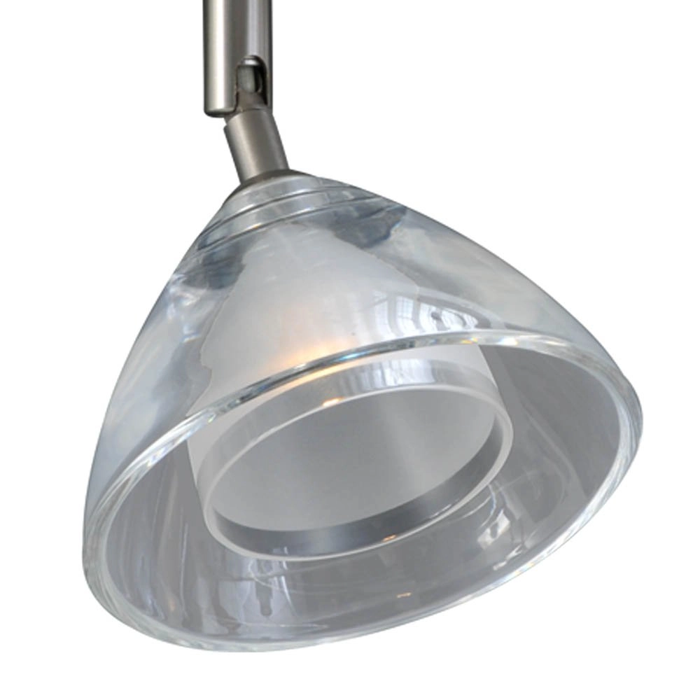 LED plafonnier Caterina LED Beam Gris métallisé à 2 lumières Masterlight 8718121210742