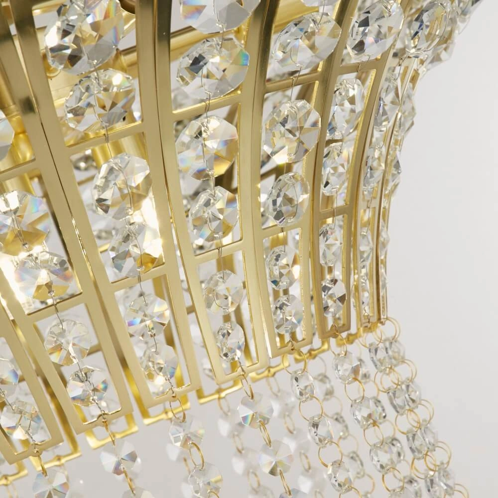 Lampe suspendue ronde Gemma or Searchlight 5053423249957