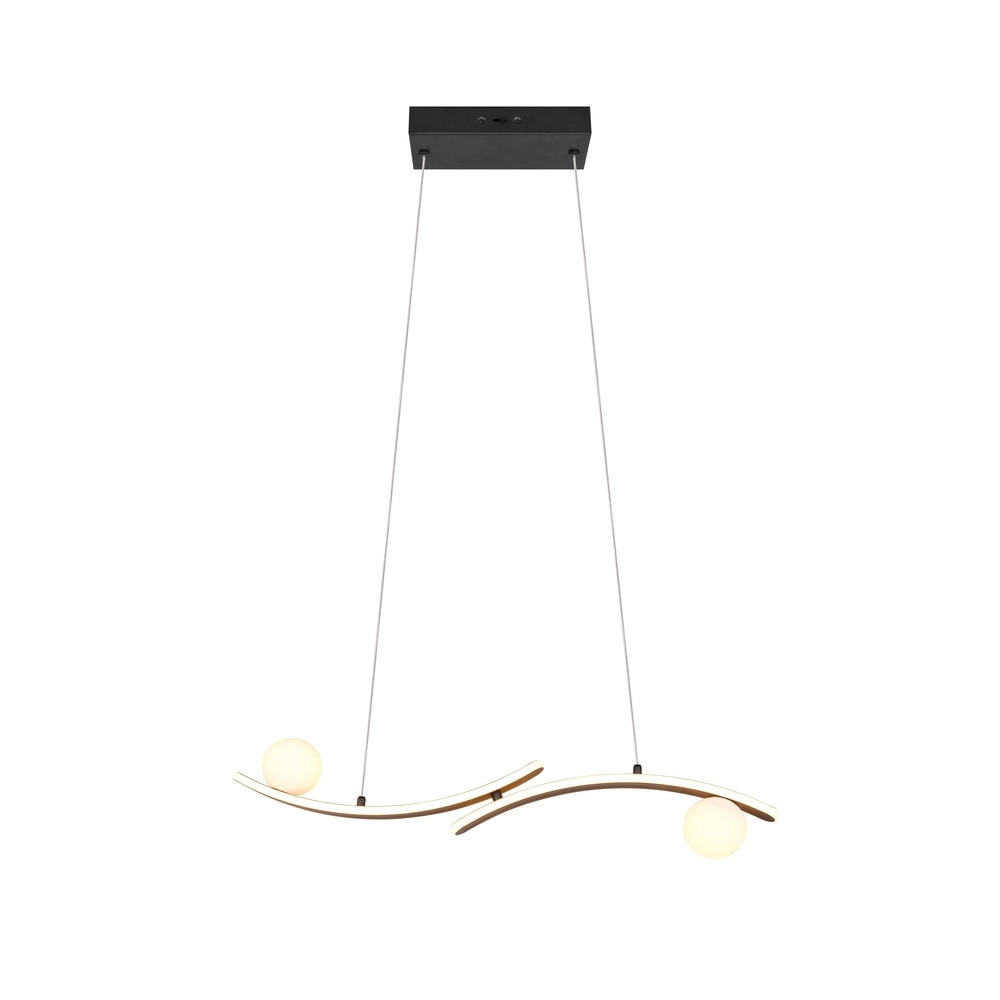 Lampe pendante de conception Napoli Noir Trio 4017807683462