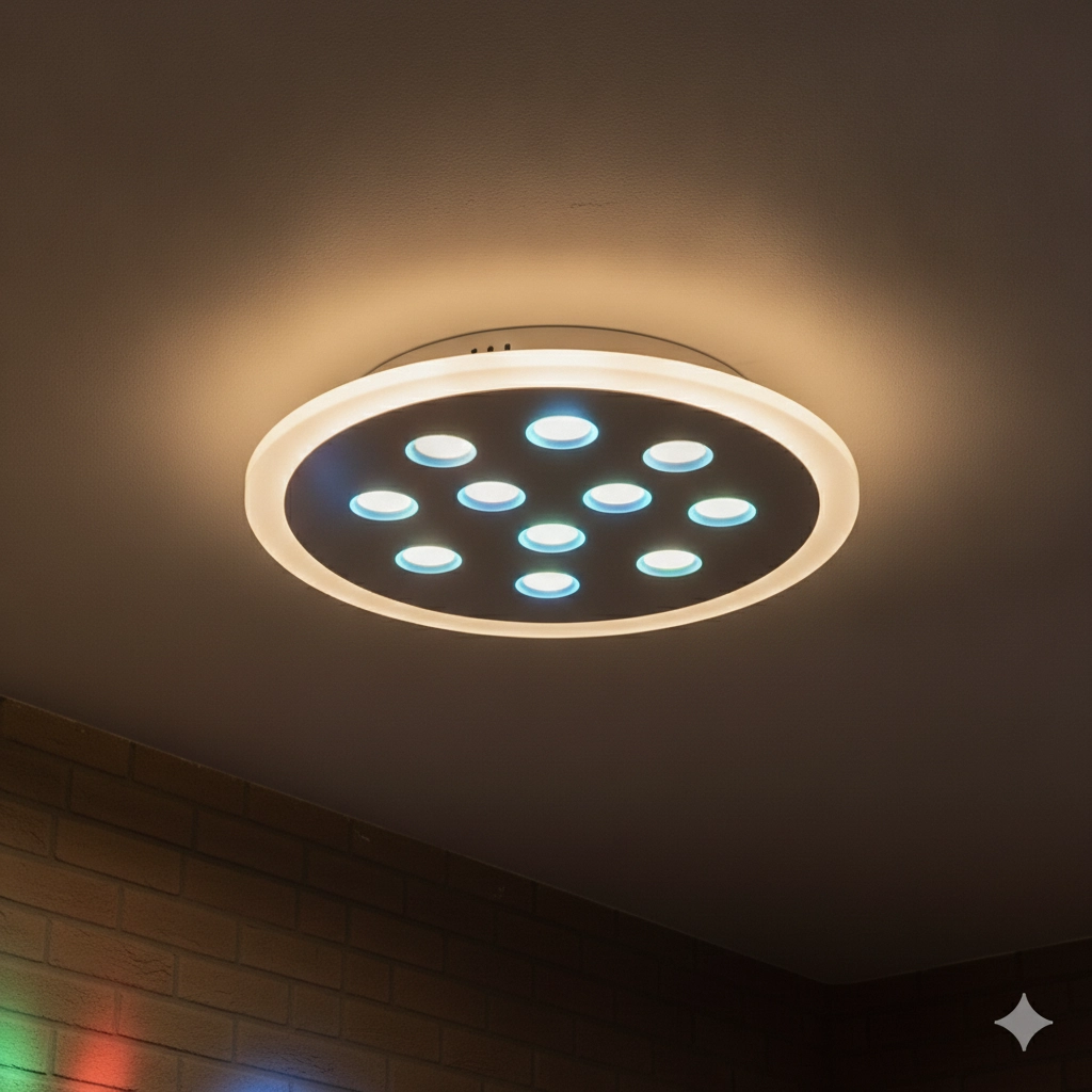 Plafonnier Astro Ø 30cm avec fonction RGB