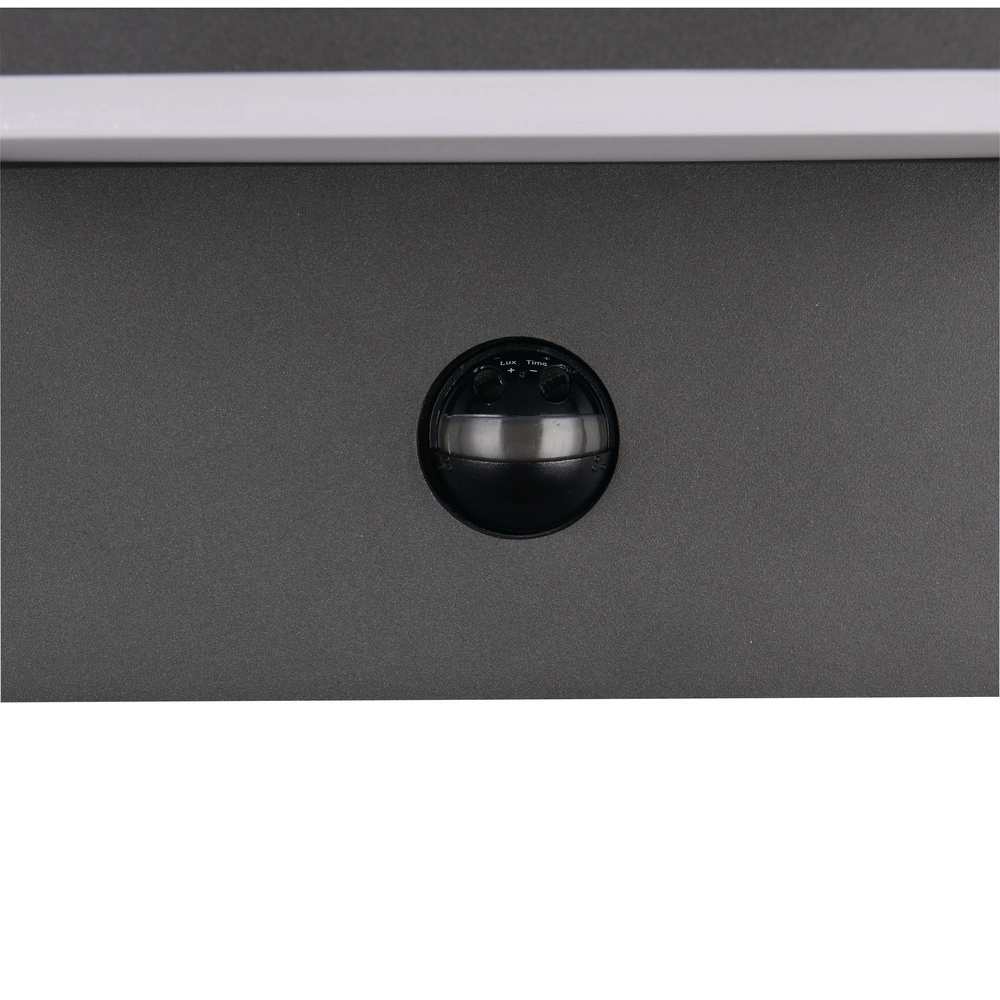 Lampe murale moderne Ravi anthracite avec capteur Trio 4017807686890