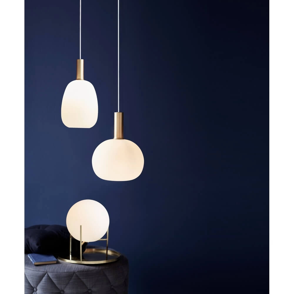 Suspension en verre Alton boule Ø 25cm blanc Nordlux 5701581413887