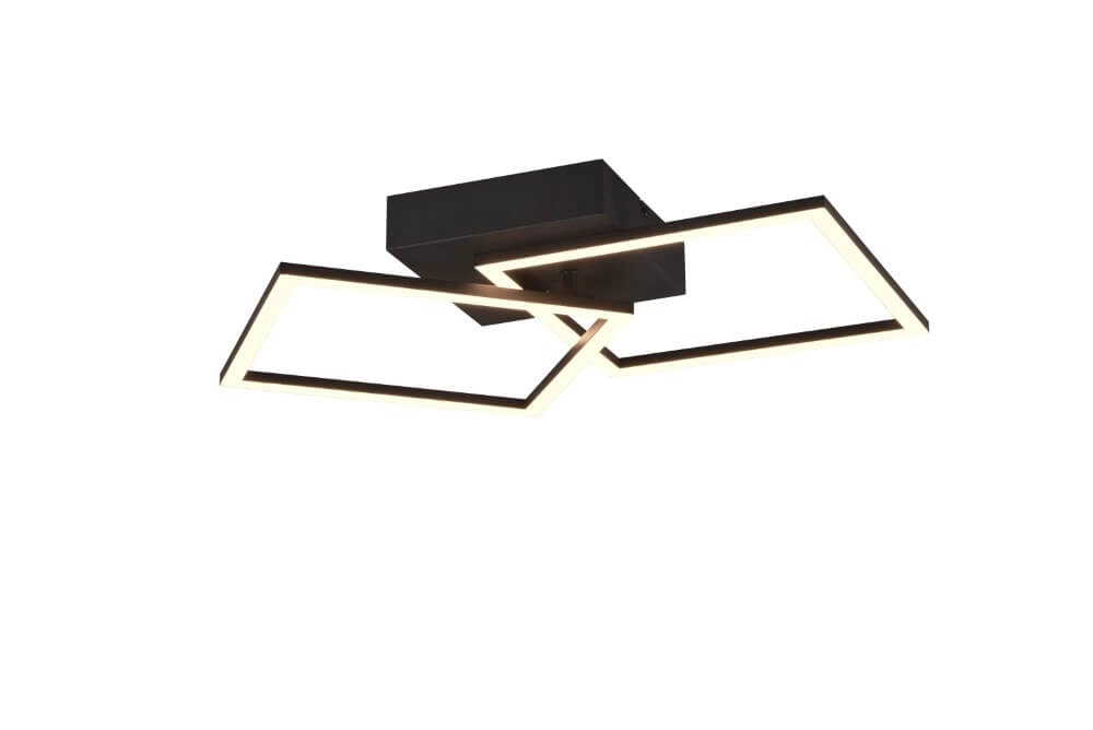 Plafonnier design Trail noir Trio 4017807577112