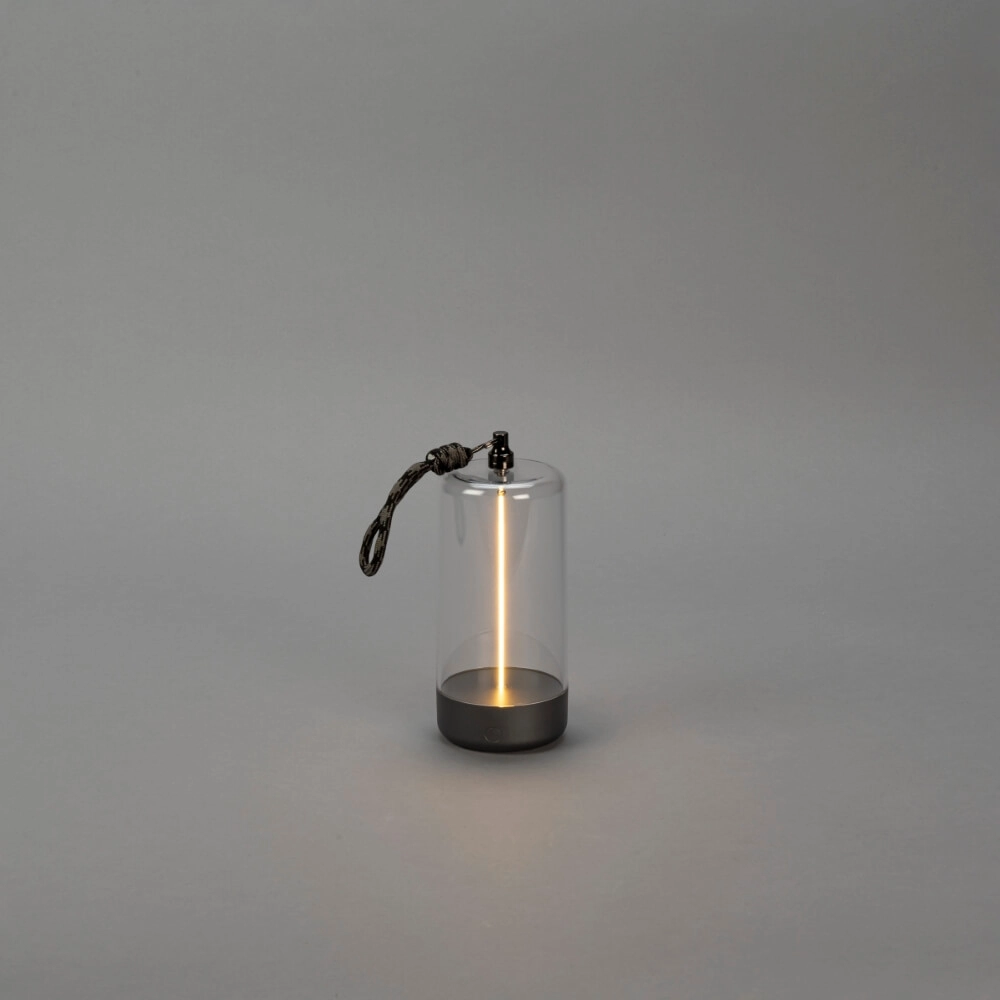 Lampe rechargeable Edison XS anthracite KonstSmide 7318307849370