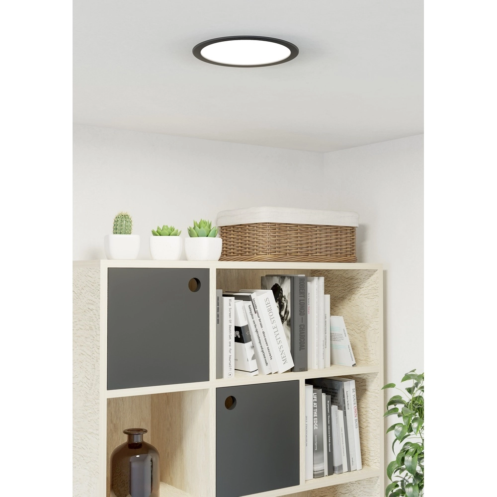 Lampe encastrée Fueva 6 rond - noir - Ø 21,6cm Eglo 9008606330706