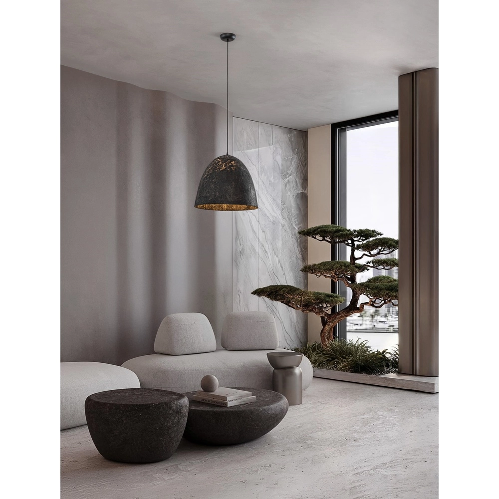 Suspension Solis noir Ø 50cm Lyora 5212017477835