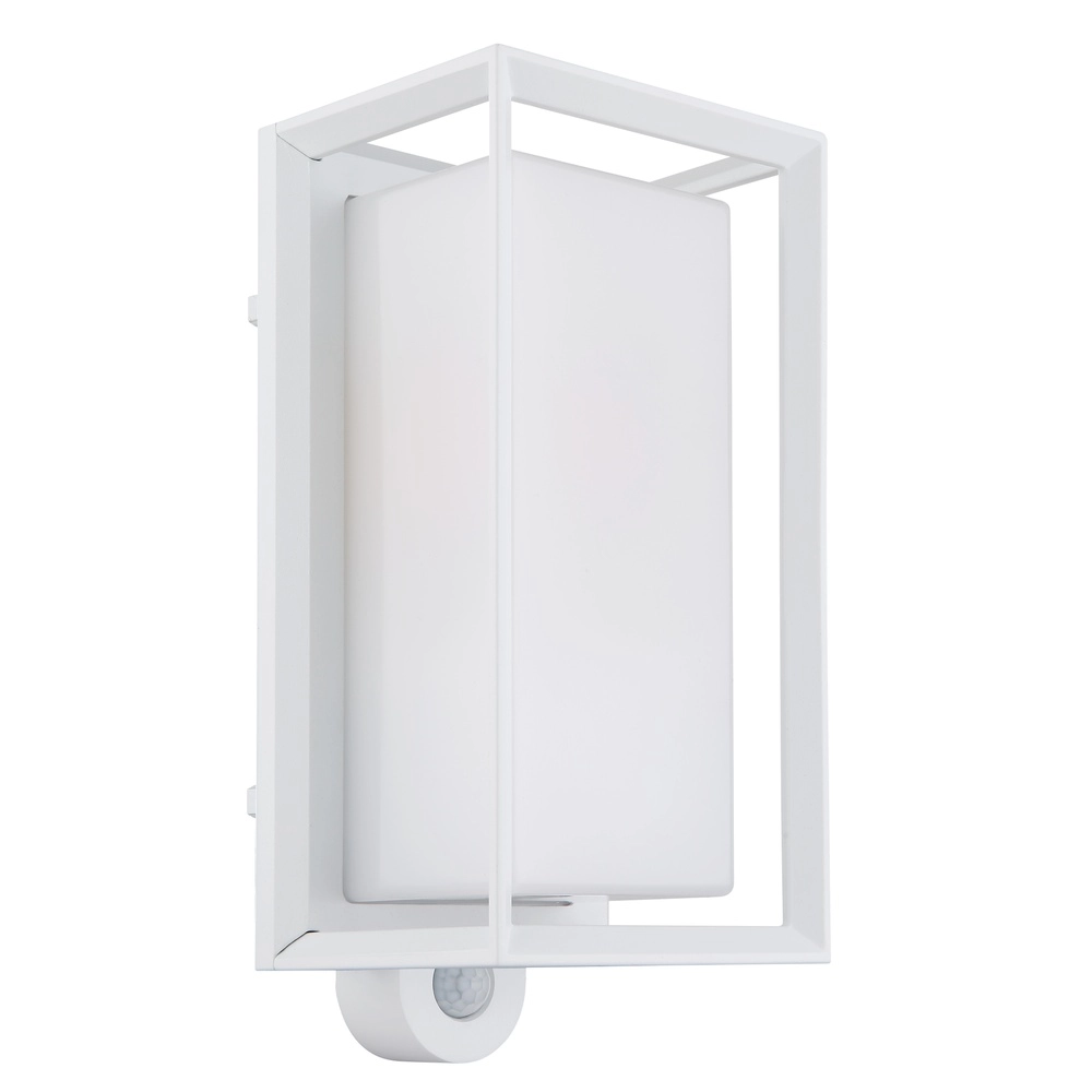 Lampe murale extérieure Logana Blanc avec capteur Globo 9007371474813