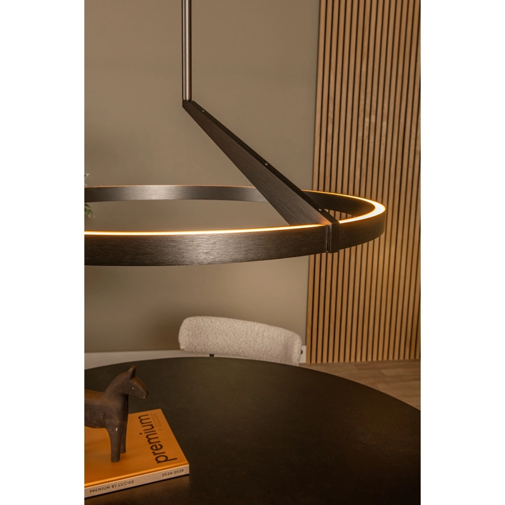 Suspension LED élégante Applause Métal brossé - Ø 60cm Premium by Lucide 5411212221827