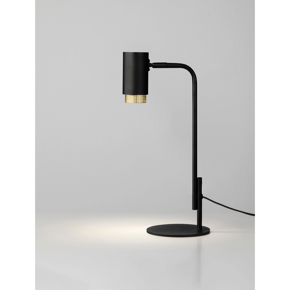 Lampe de bureau Nessi noir avec or Lampe de bureau Nessi noir avec or