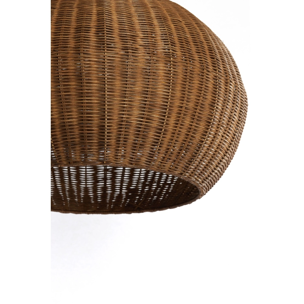 Lampe pendante en rotin Melzor Ø 55cm - brun foncé Light & Living 8717807820572