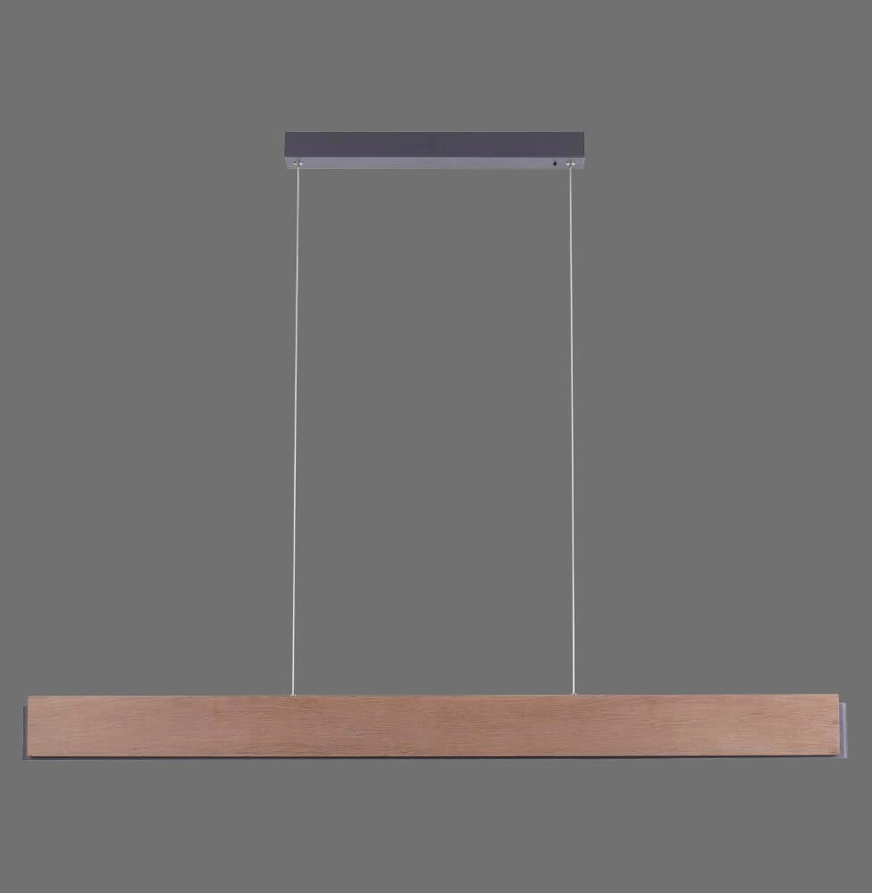 Lampe suspendue design Palma bois Paul Neuhaus 4012248358962