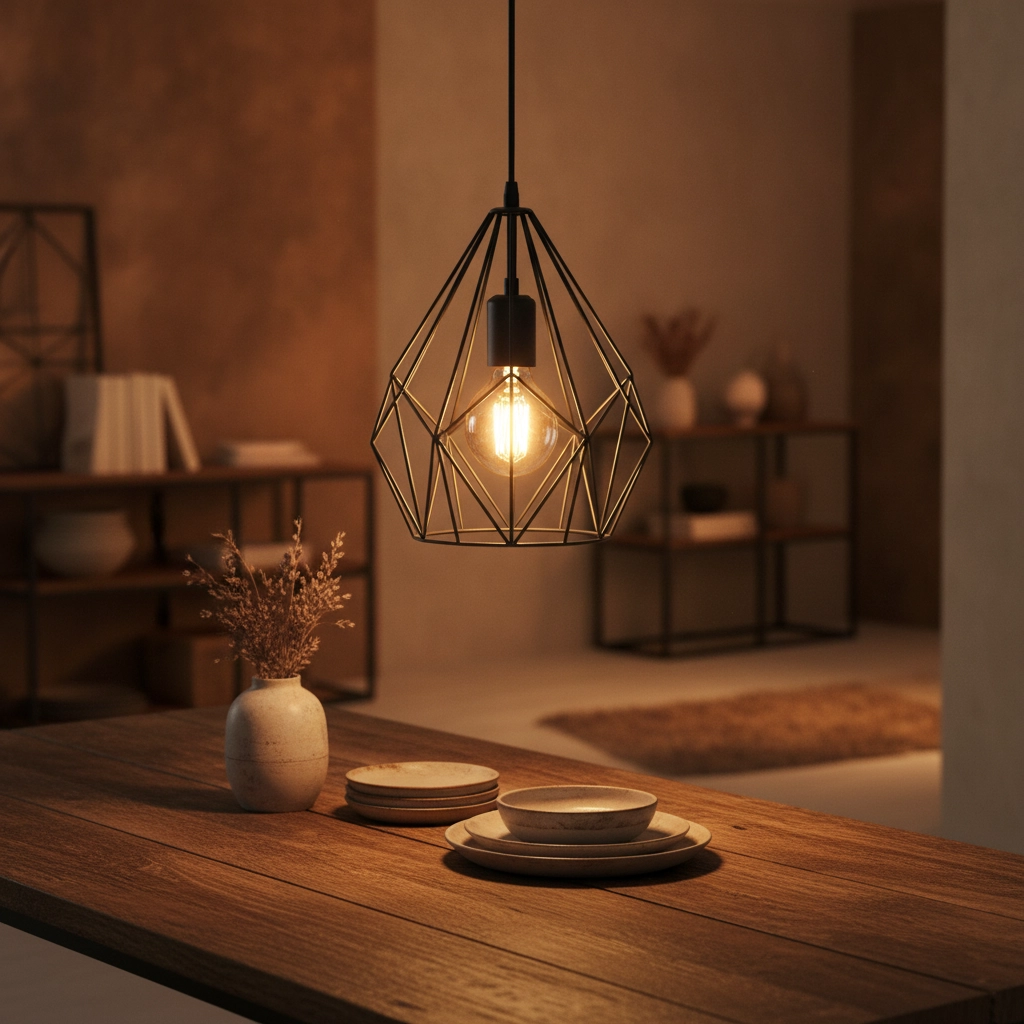 Lampe suspendue filaire Carlton Ø 24cm