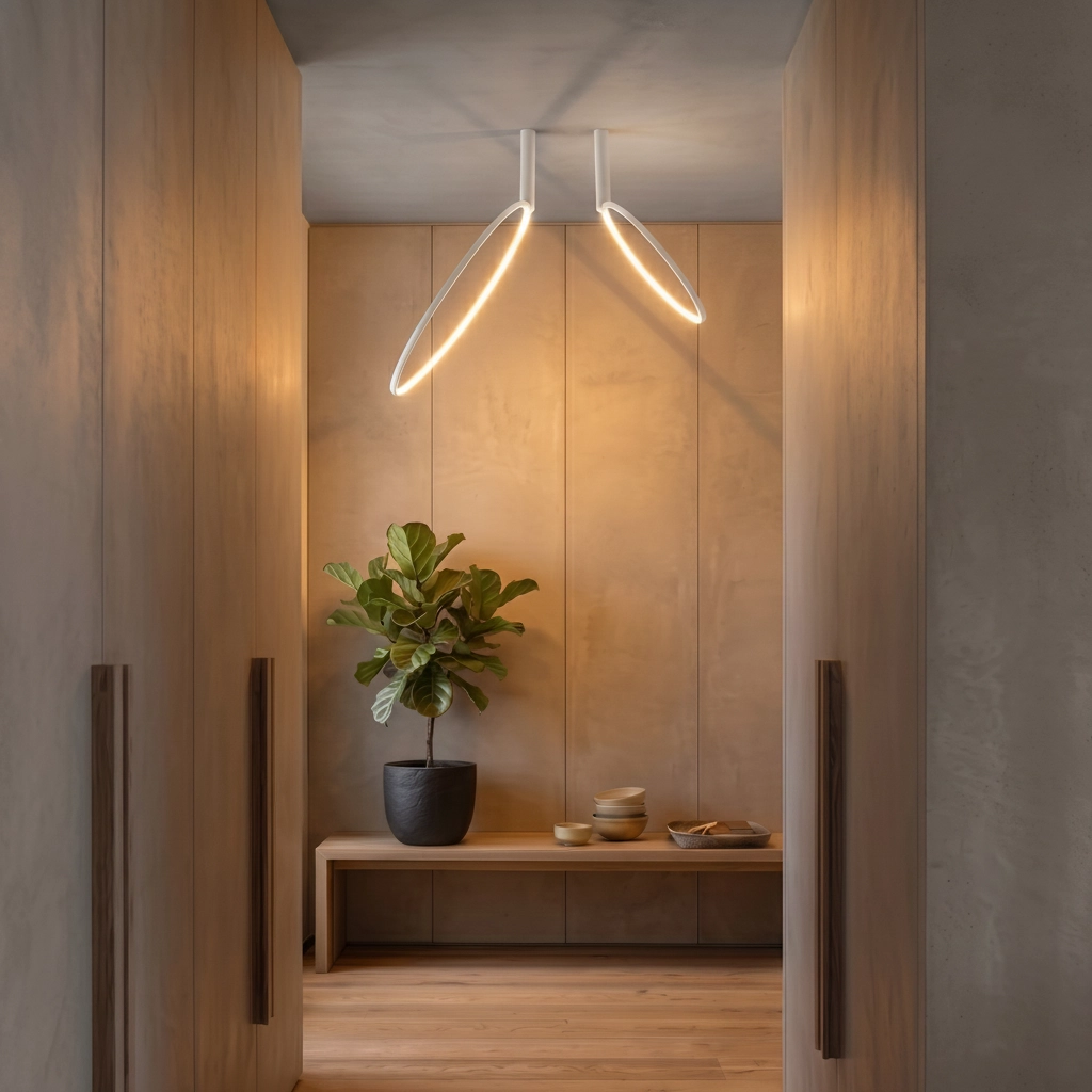 Plafonnier design Garve blanc Ø 40cm et Ø 60cm