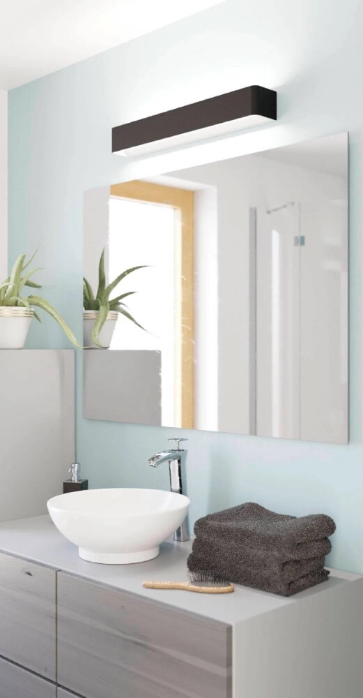 Spot mural long Sania 5 noir Eglo 9002759996918