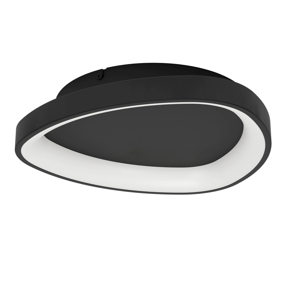 Lumière LED moderne de plafond Loretello noir - Ø 35cm