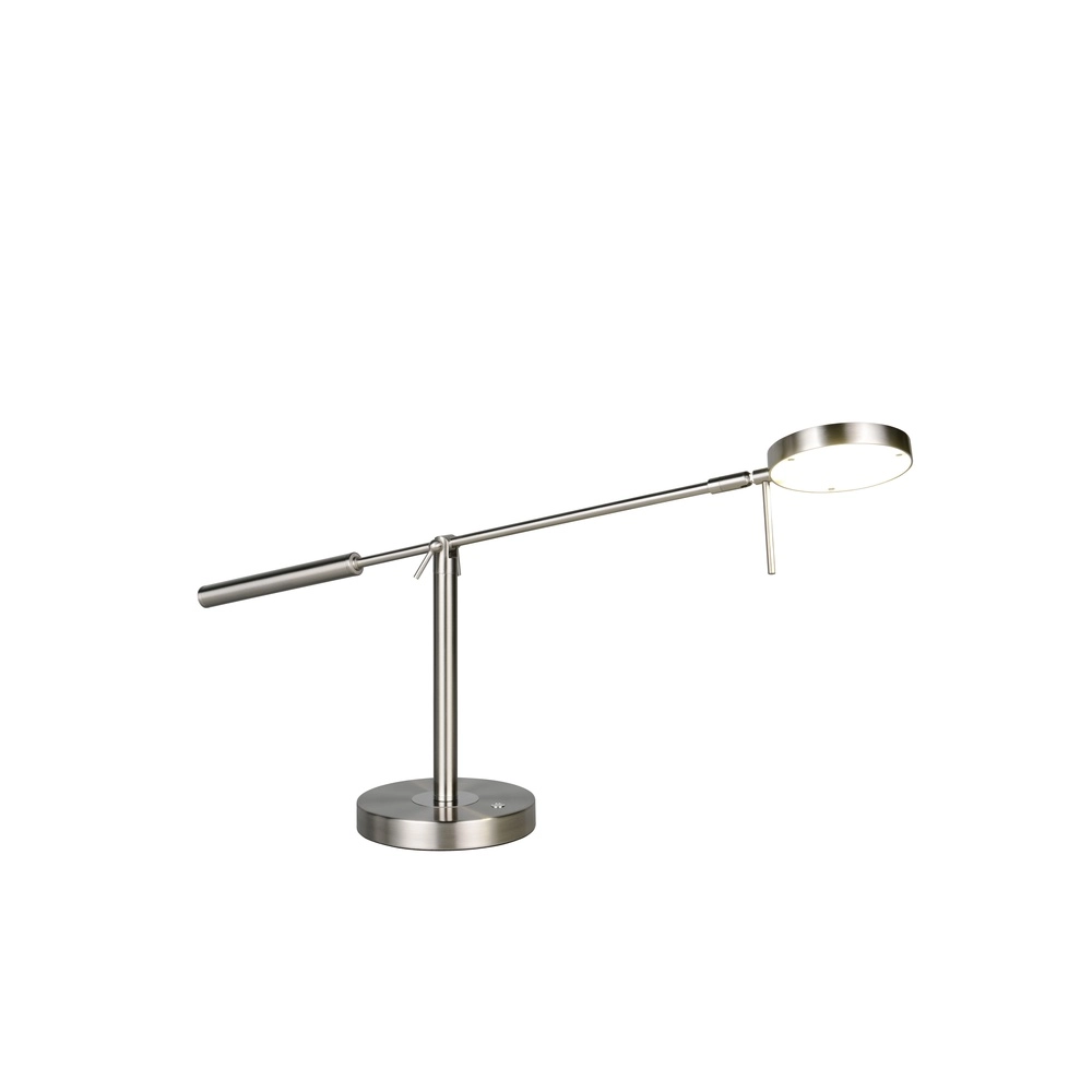 Lampe de bureau Monza nickel Trio 4017807693263