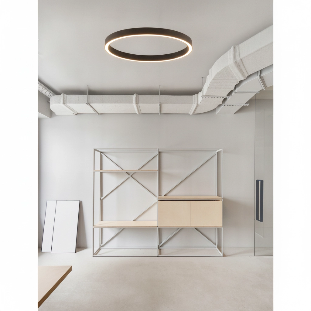 Plafonnier design Sting noir Ø 100cm