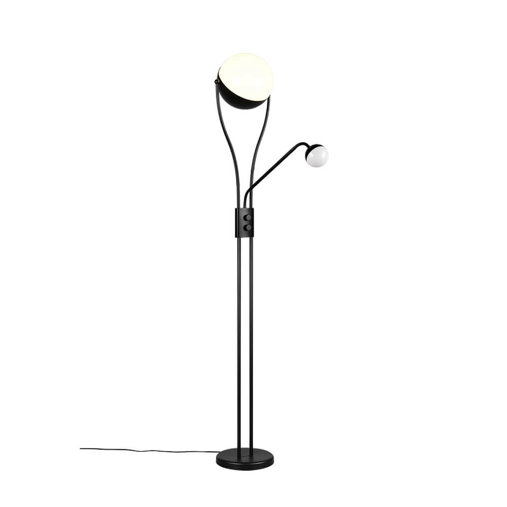 Lampe de lecture Chris noir 2 lumières Trio 4017807642964