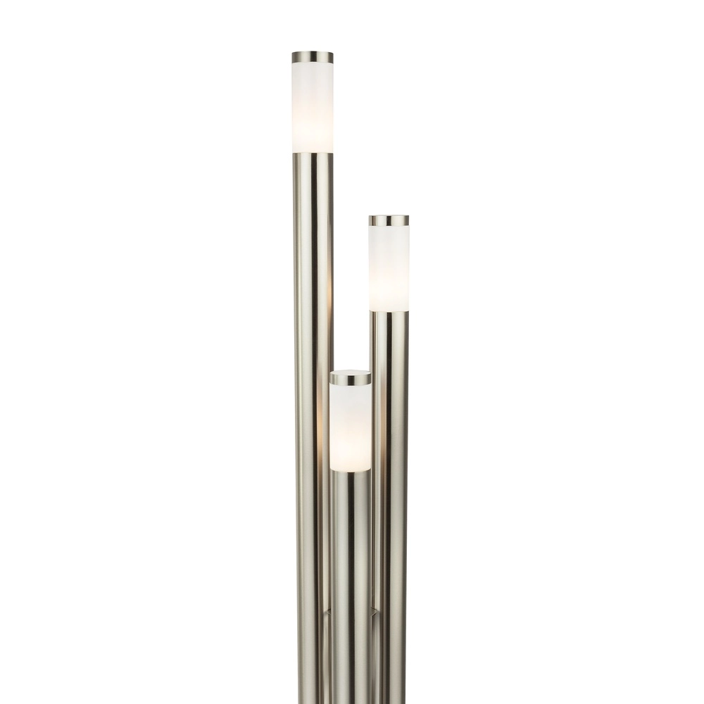 Lampe de jardin à 3 lumières Boston Acier inoxydable Globo 9007371108145