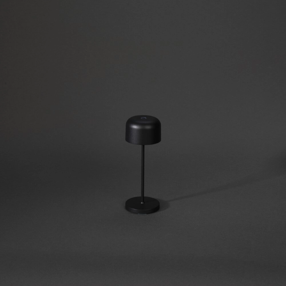 Lampe de table rechargeable Lille mini noir KonstSmide 7318307835755