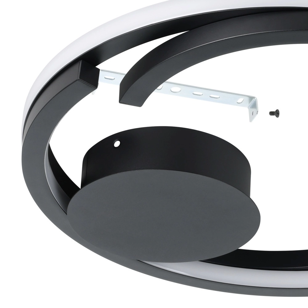 Plafonnier Mezzomonte noir Eglo 9008606360185