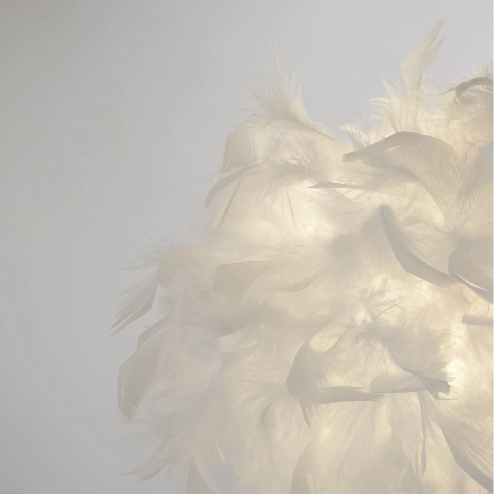 Lampe de table Hattie avec plumes Searchlight 5053423308258