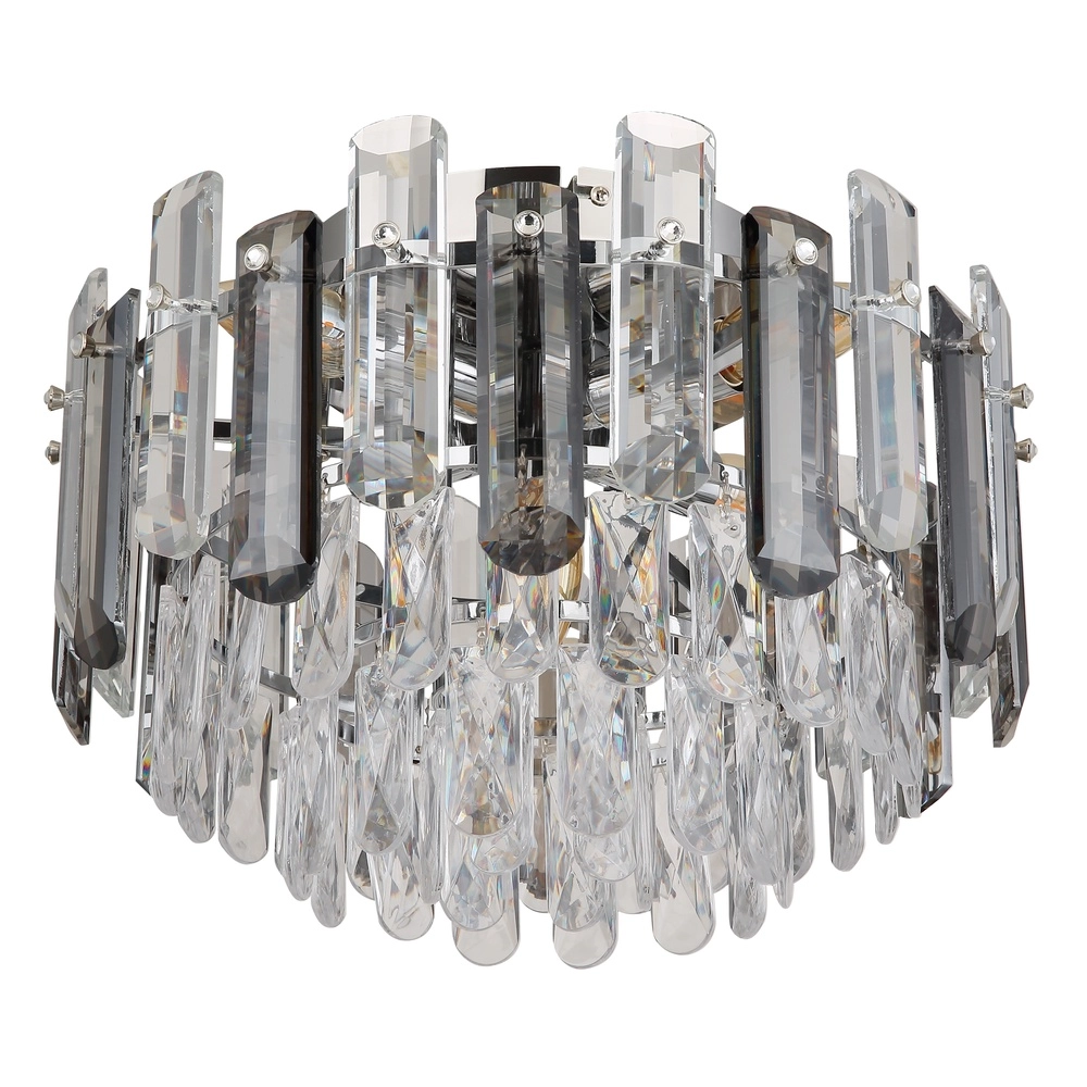Lampe de plafond Orgina chrome avec cristal Ø 39cm Globo 9007371475155