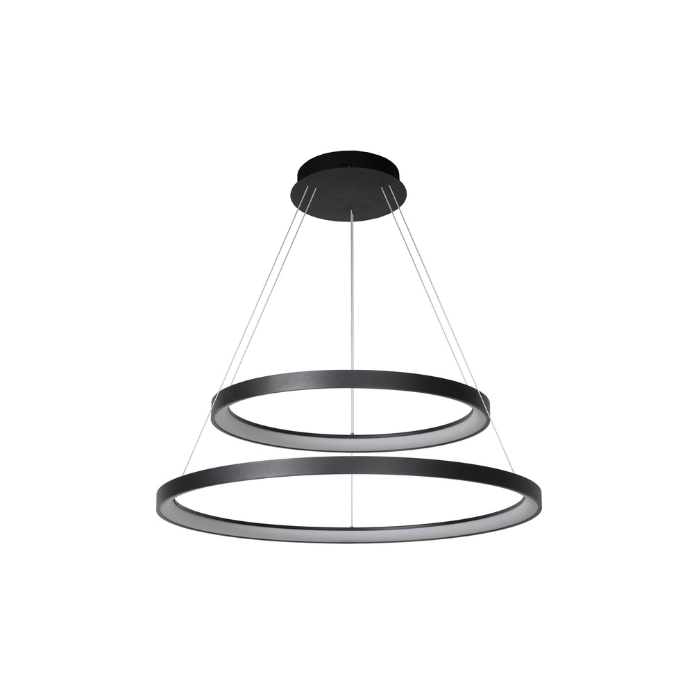 Lampe pendante noire Vidal Ø design élégant de 78 cm Premium by Lucide 5411212460936