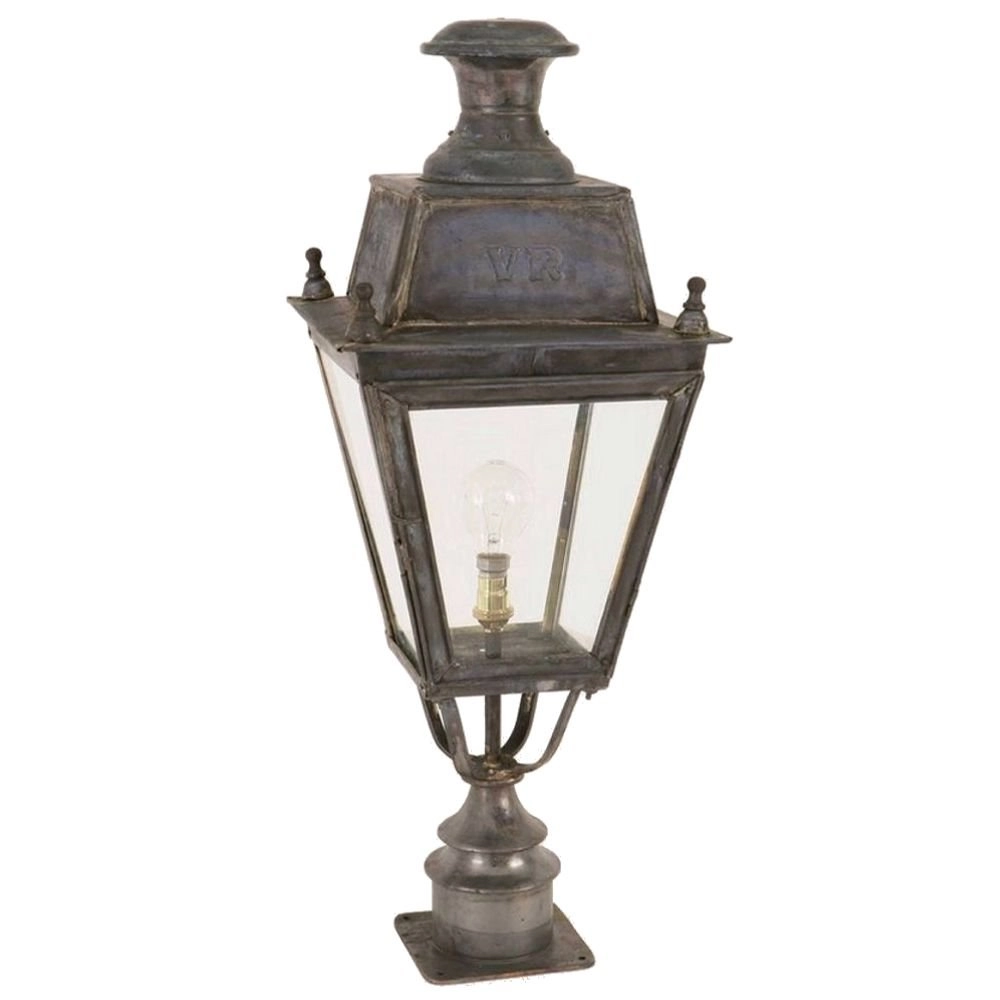 Lampadaire rural Balmoral Short Pillar fait main - laiton (pb)