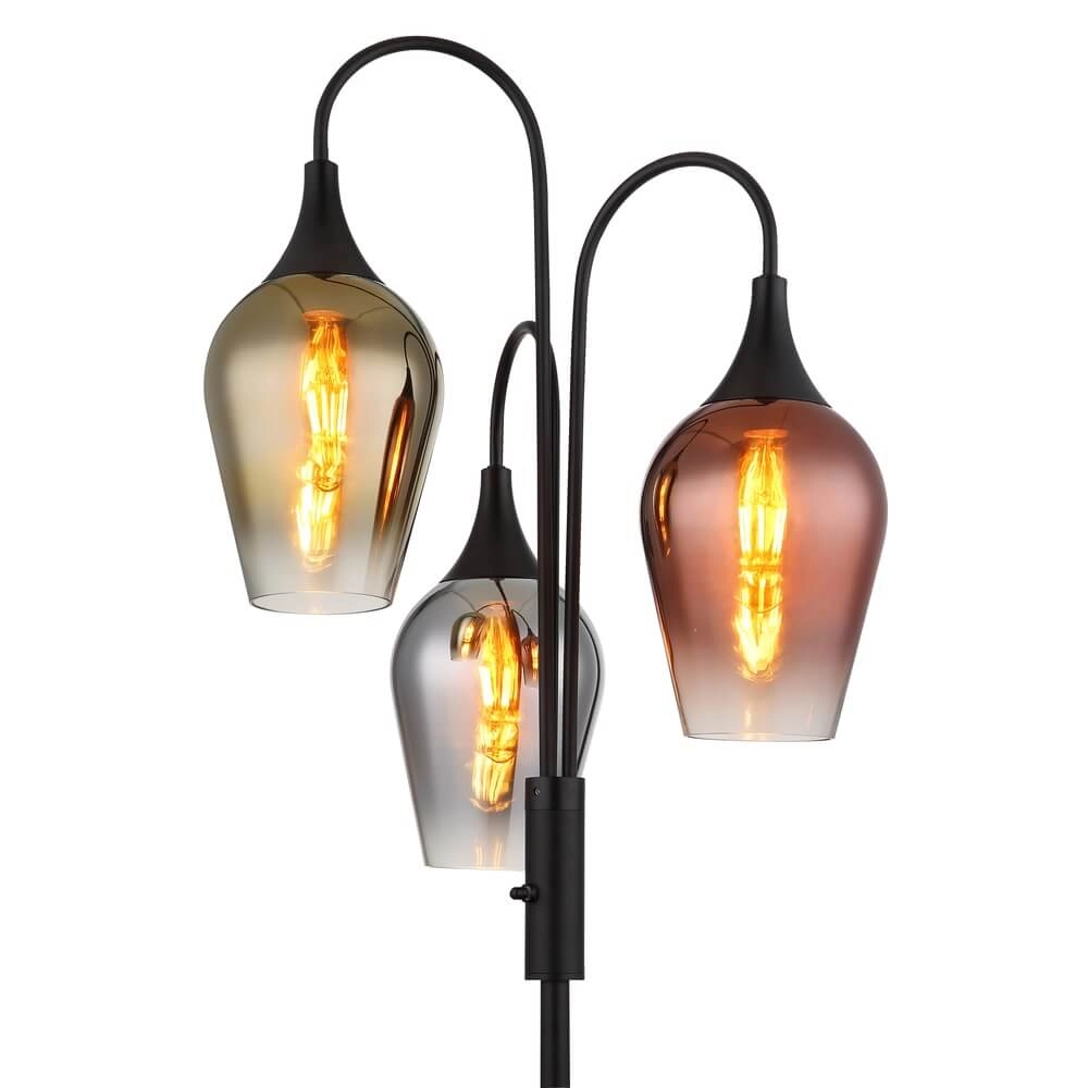 Lampadaire Lavus Verre coloré 3 lumières Globo 9007371474202