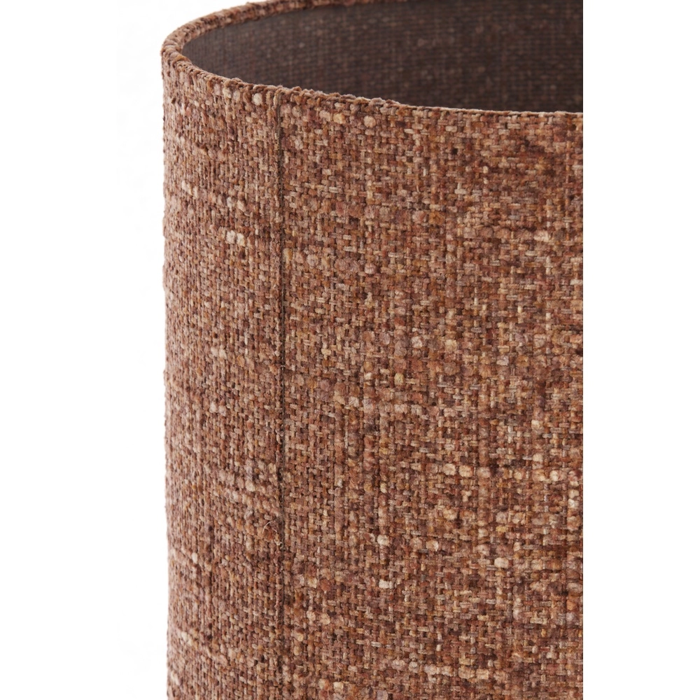 Lampe de pied Micky Ø 38cm - bouclé - bourgogne Light & Living 8717807834203