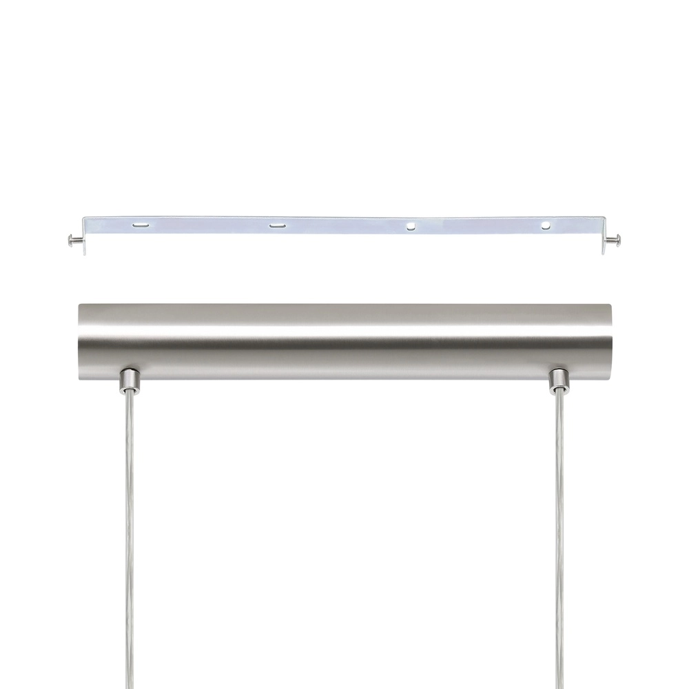 Lampe suspendue ovale Pasteri nickel Eglo 9008420552766