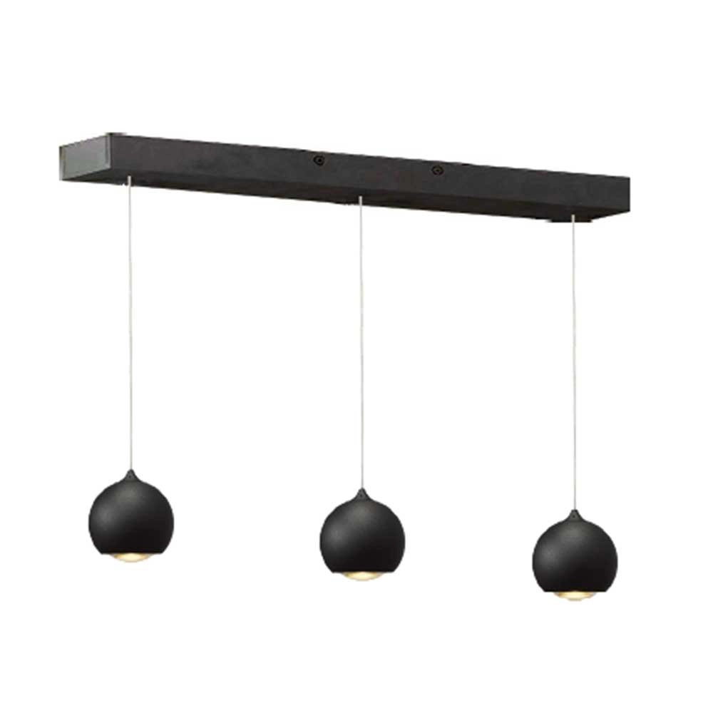 Suspension à 3 ampoules Denver noir Suspension à 3 ampoules Denver noir