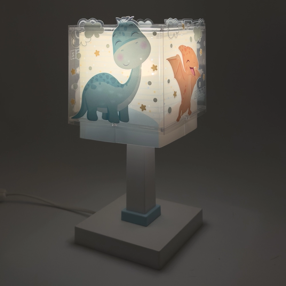 Lampe de table Baby Dinos bleu Dalber 8420406634517