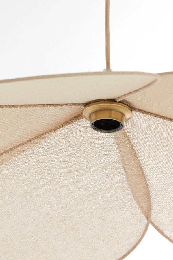 Suspension Fyano crème fleur Ø 79cm Light & Living 8717807706692